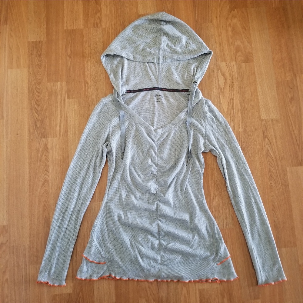 Calvin Klein performance ruffle long sleeve